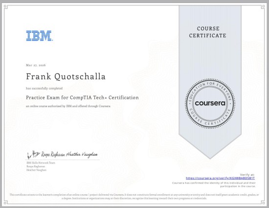 AiA - IBM certified